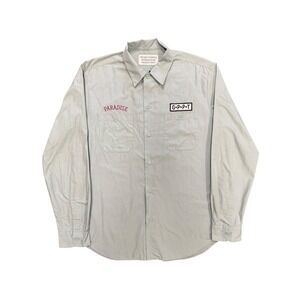 Wacko Maria Work Shirt Mens L Green Excellent Paradise Guilty Parties Japan